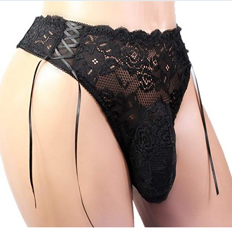 Men's Sexy Lace C-string