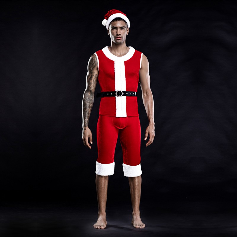 Male Plush Xmas Outfit