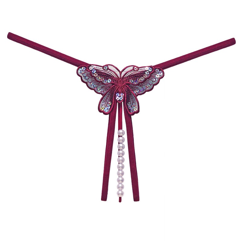 Butterfly Crotchless G-string