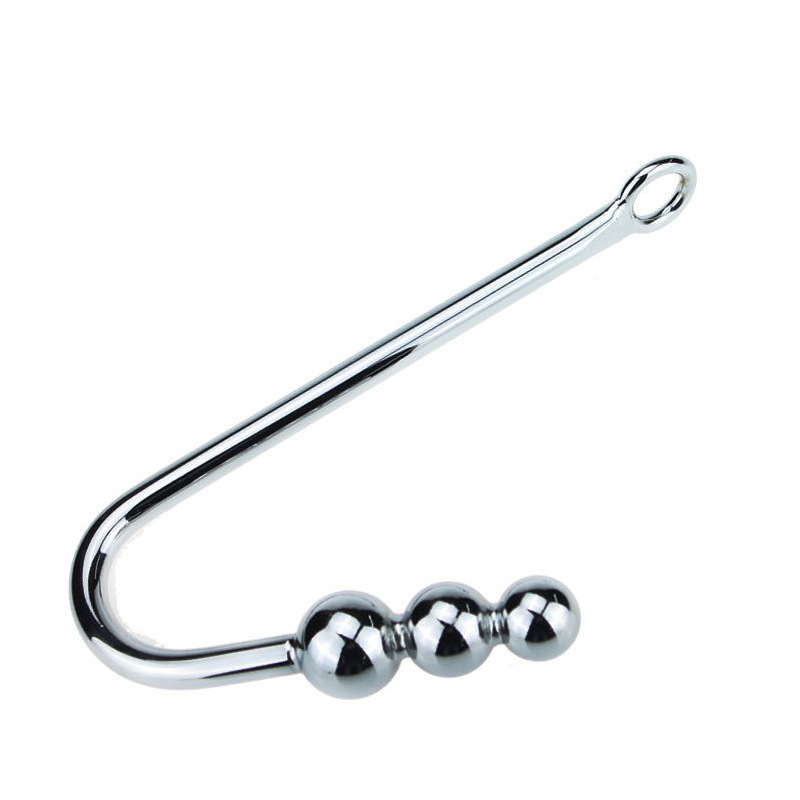 Stainless Steel 3 Beads Anal Hook