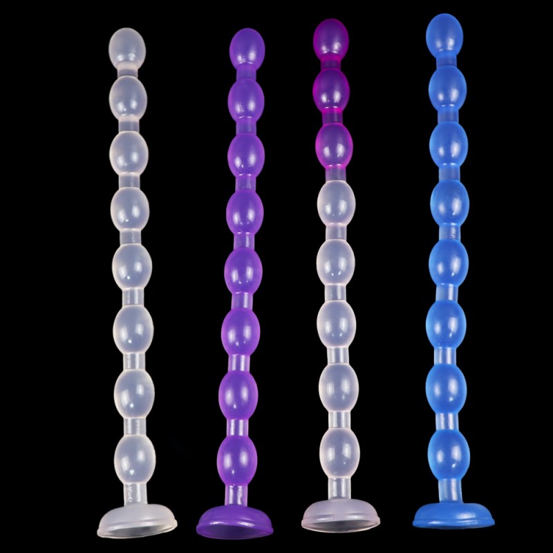 50cm Transparent Anal Beads