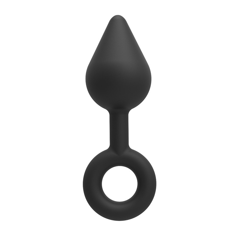 Silicone Pull Ring Anal Plug - S