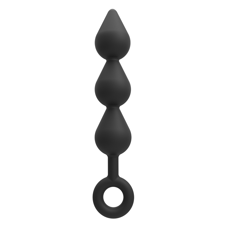 Silicone Pull Ring Anal Plug - L