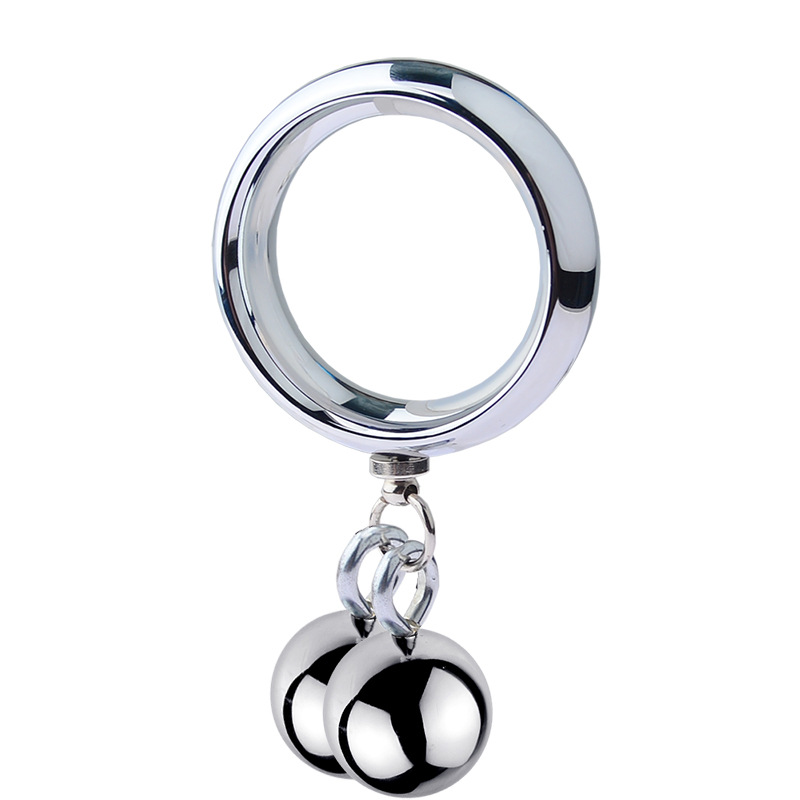 Cock Ring with Two Weight Balls