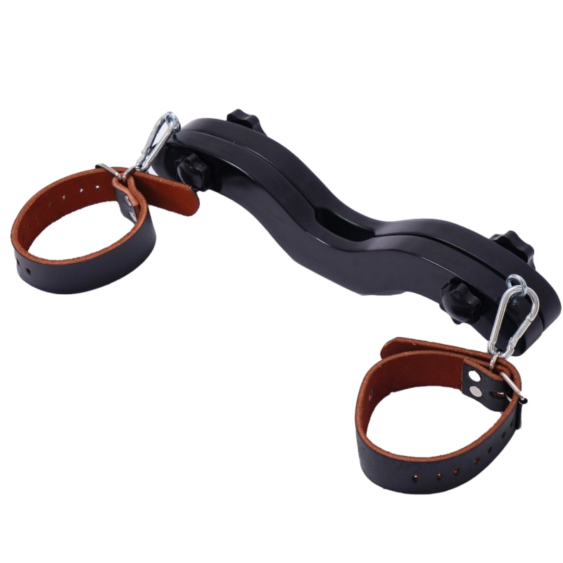 Lacquered Wooden Ball Crusher with Anklecuffs