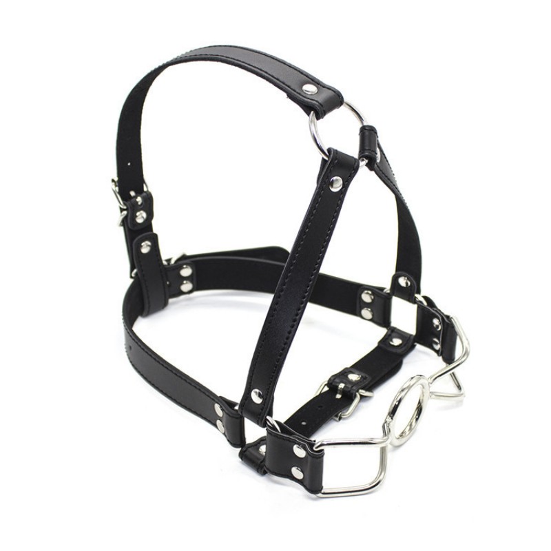 Head Harness Metal Ring Mouth Opener