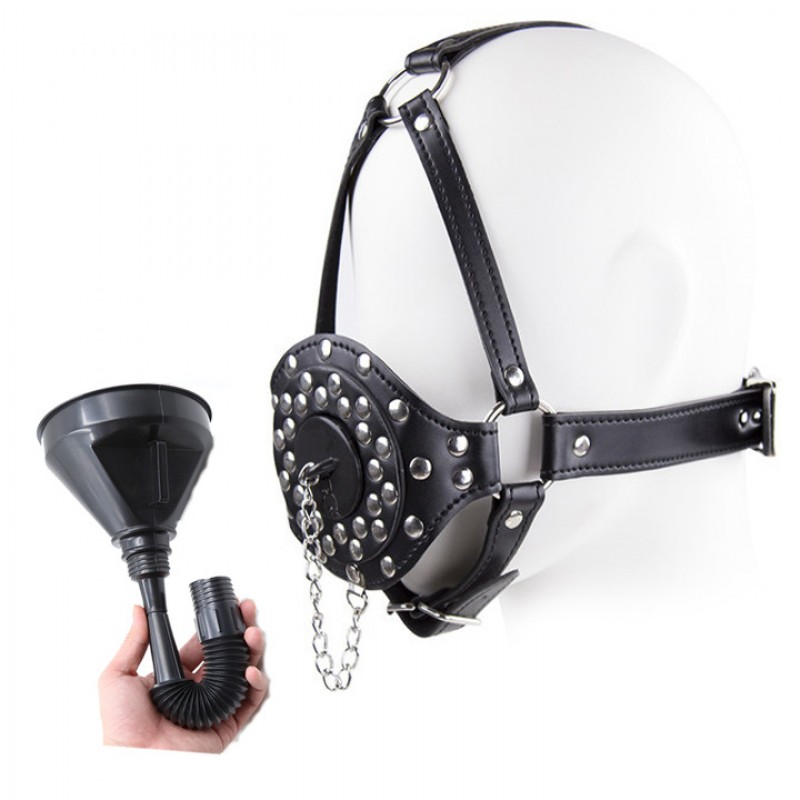 Open Mouth Head Harness with Funnel