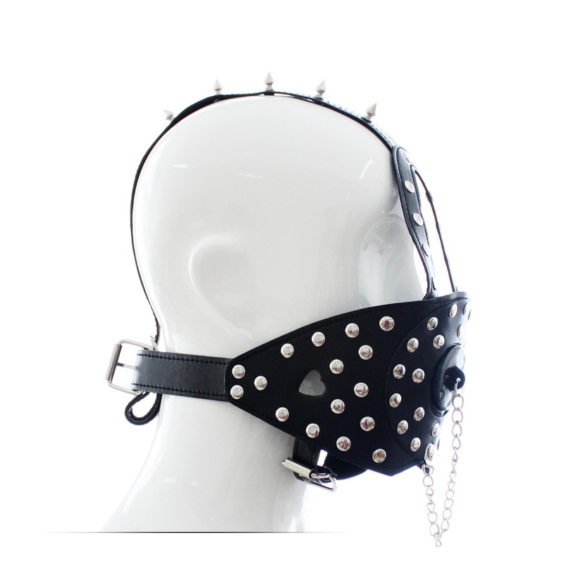 Spiked Open Mouth Head Harness