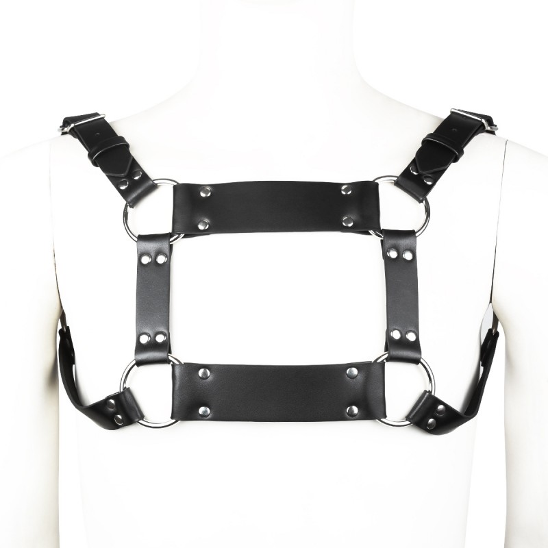 PU Chest Harness for Male