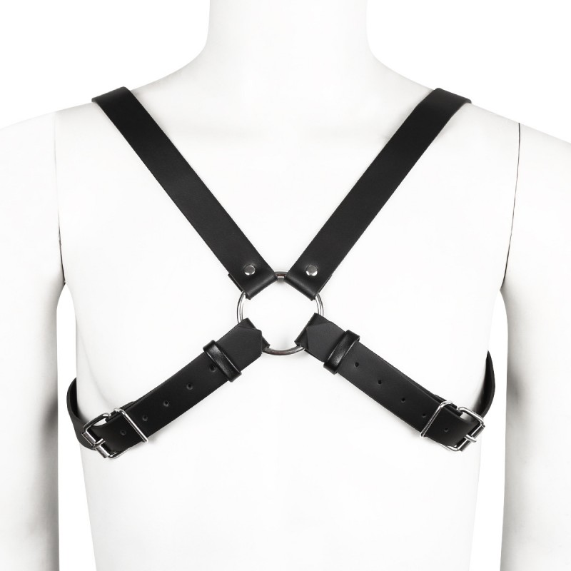 Male Front Cross Chest Harness