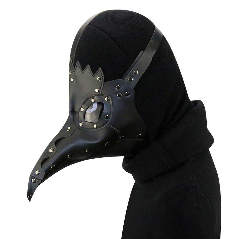 Spiked Black Beak Mask