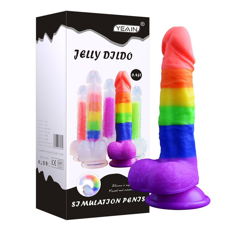 Colorful Jelly Dildo