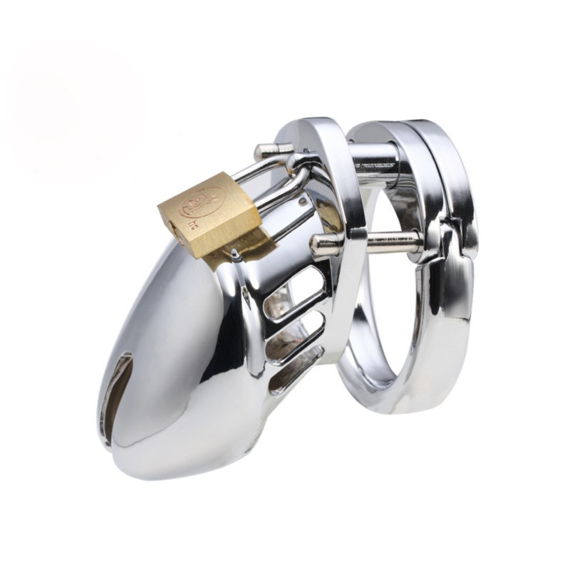 Zinc Alloy Cock Cage Chastity Device - S