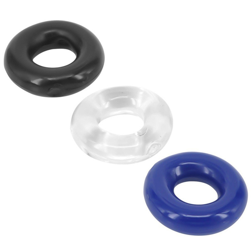 3 Colors Silicone Cock Rings Kit