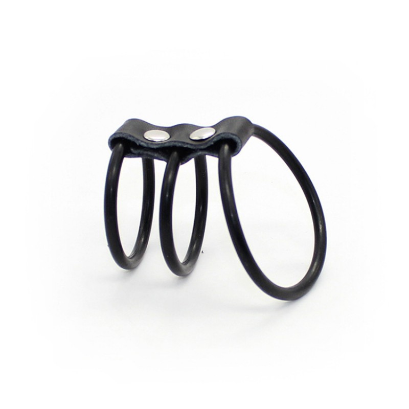 3 Rings Silicone Cock Ring