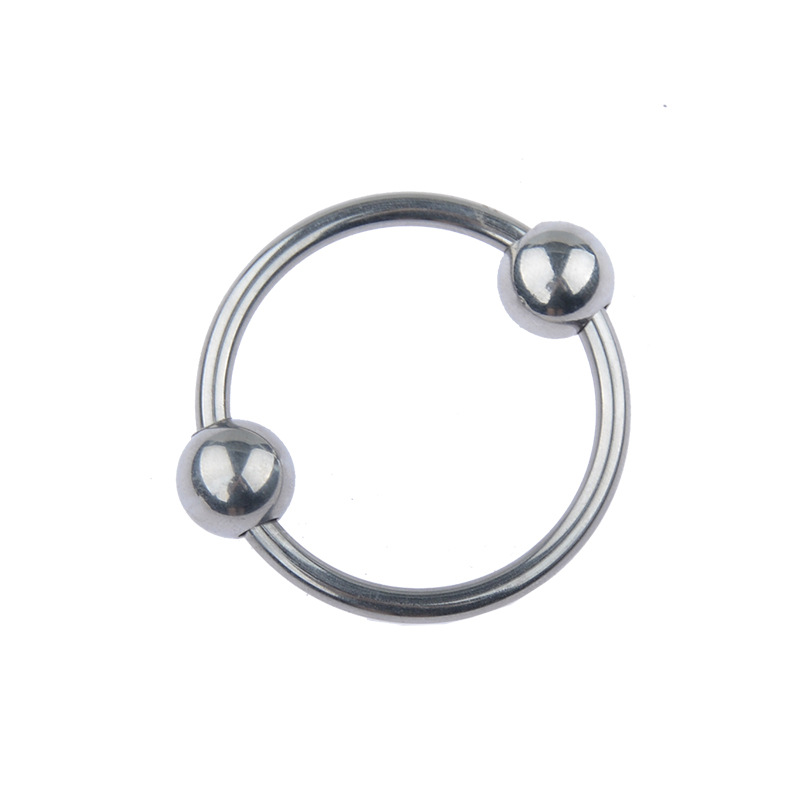 Cock Ring with 2 Slidable Beads