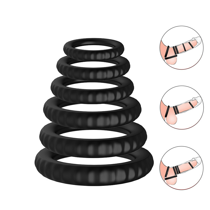 6-Pack Cock Ring Set