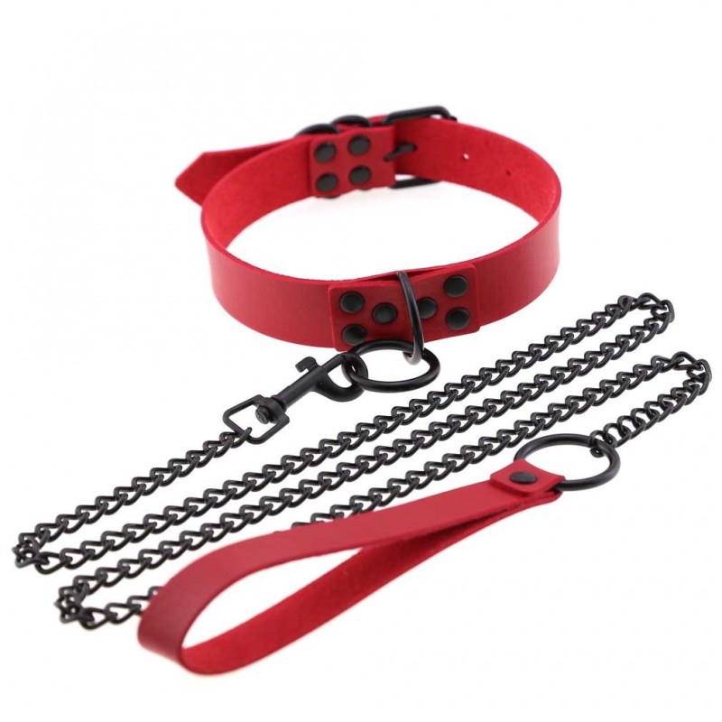 PU Collar with Long Chain