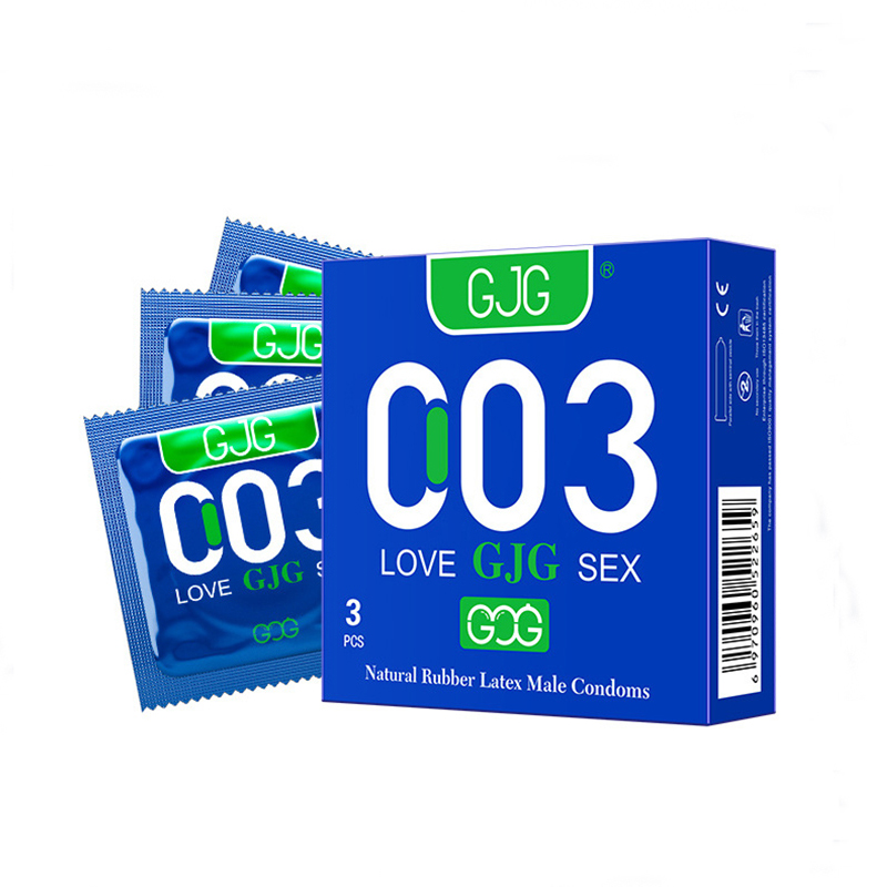 GJG 003 Condom - 3pcs