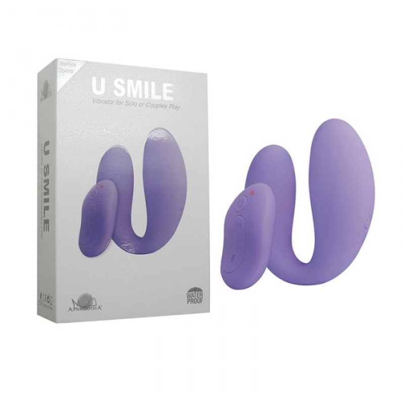 U Smile Two Motors Couples Vibrator-Remote Control