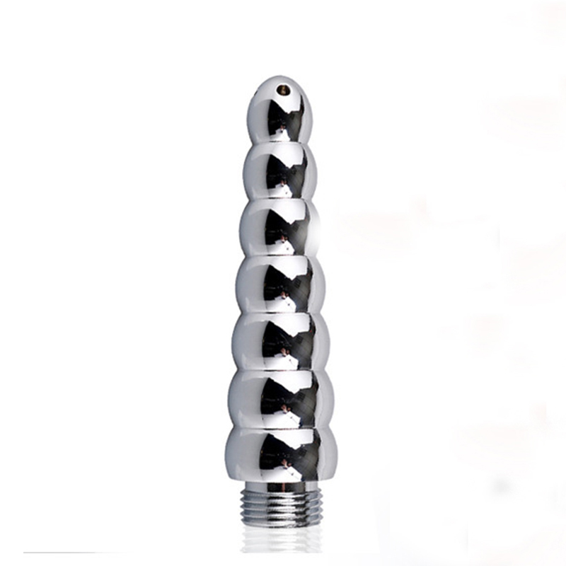Alloy Anal Beads Shower Enema Nozzle