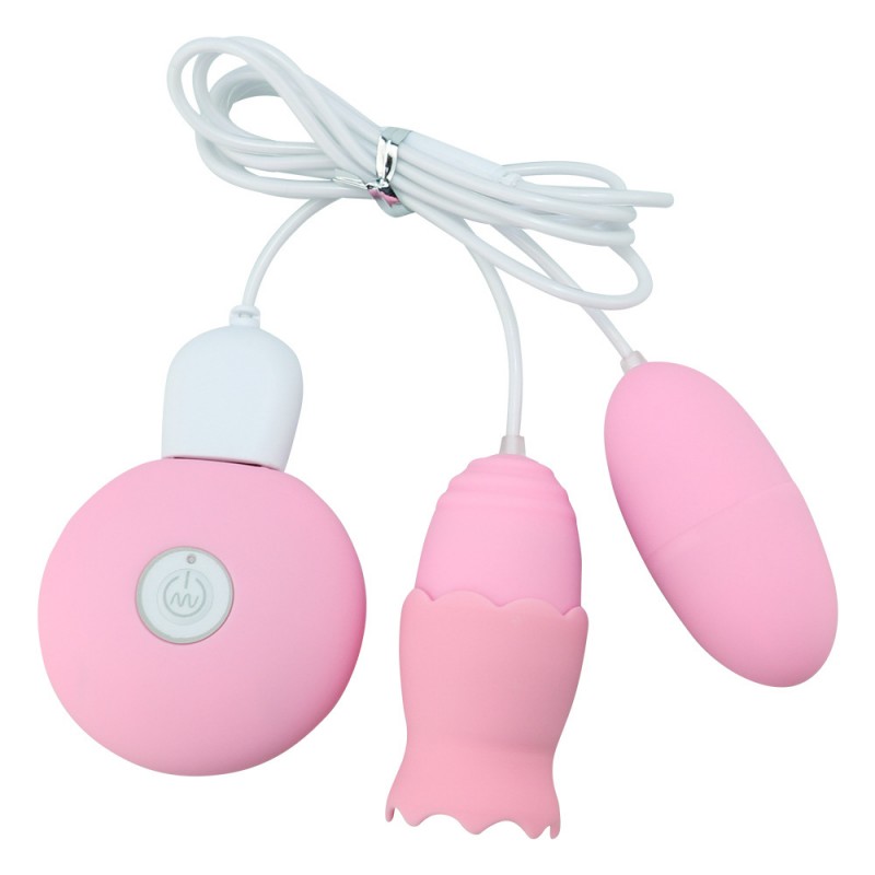 20 Modes Two Eggs Vibrator-Rechargeable