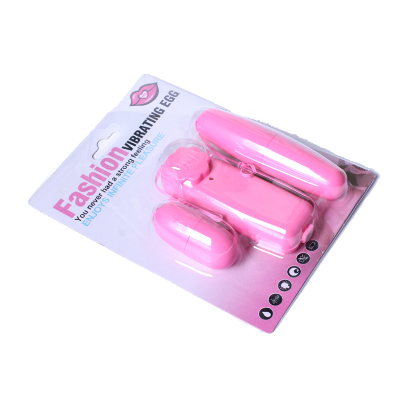 Wire Control Dual Eggs Vibrator in Pink
