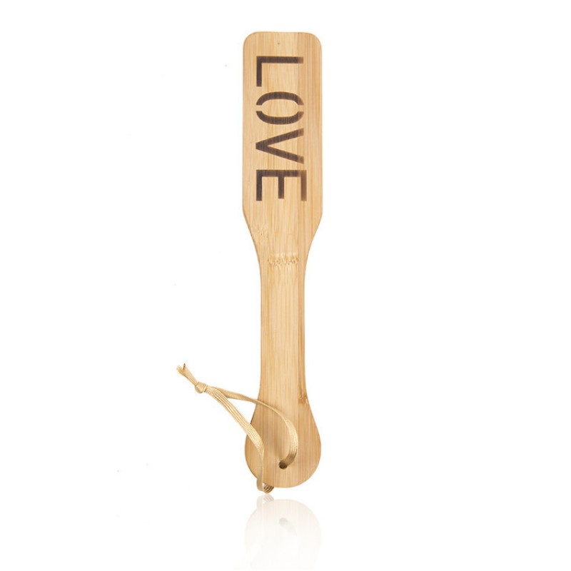 Bamboo Spanking Paddle - LOVE
