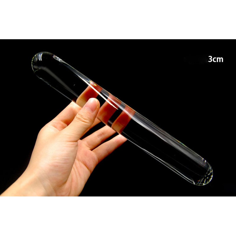 30mm Dia Glass Rod Anal Plug