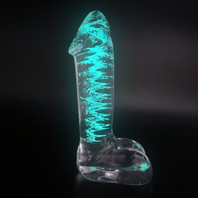 Luminous Glass Dildo