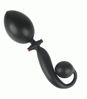 Inflatable Puppy Tail Anal Plug