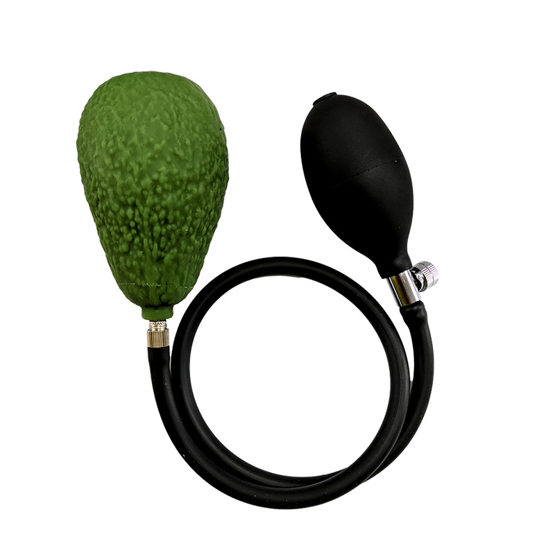 Fruit Inflatable Anal Plug - Avocado