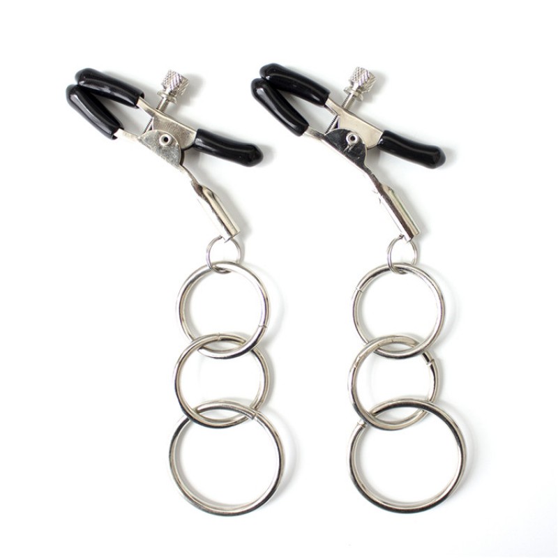 Alloy Nipple Clamp with 3 Rings