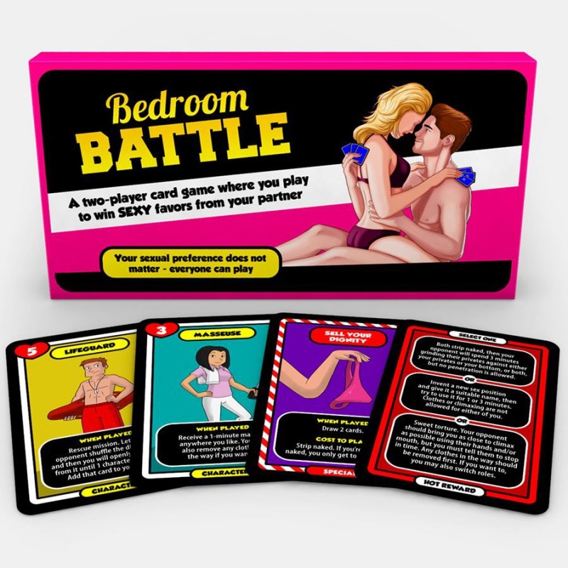 Bedroom Battle Game Card