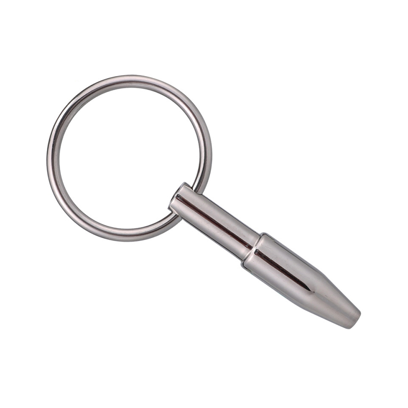 Stainless Steel Penis Plug with Pull Ring