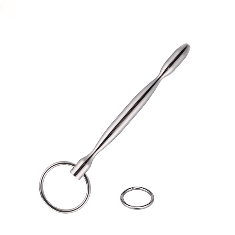 Stainless Steel Penis Plug with Pull Ring