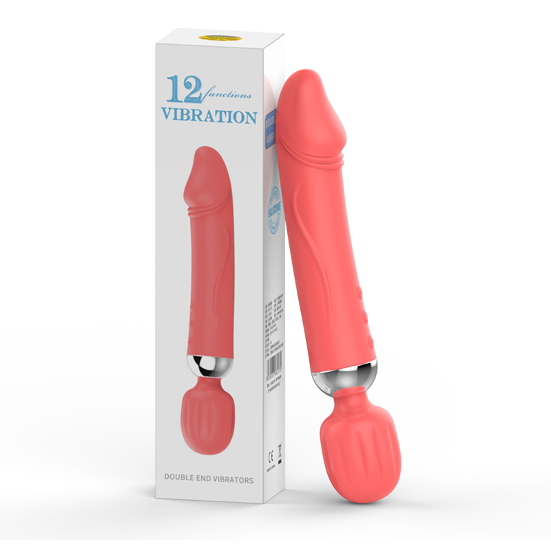 Dual Heads Vibrating Dildo and Wand