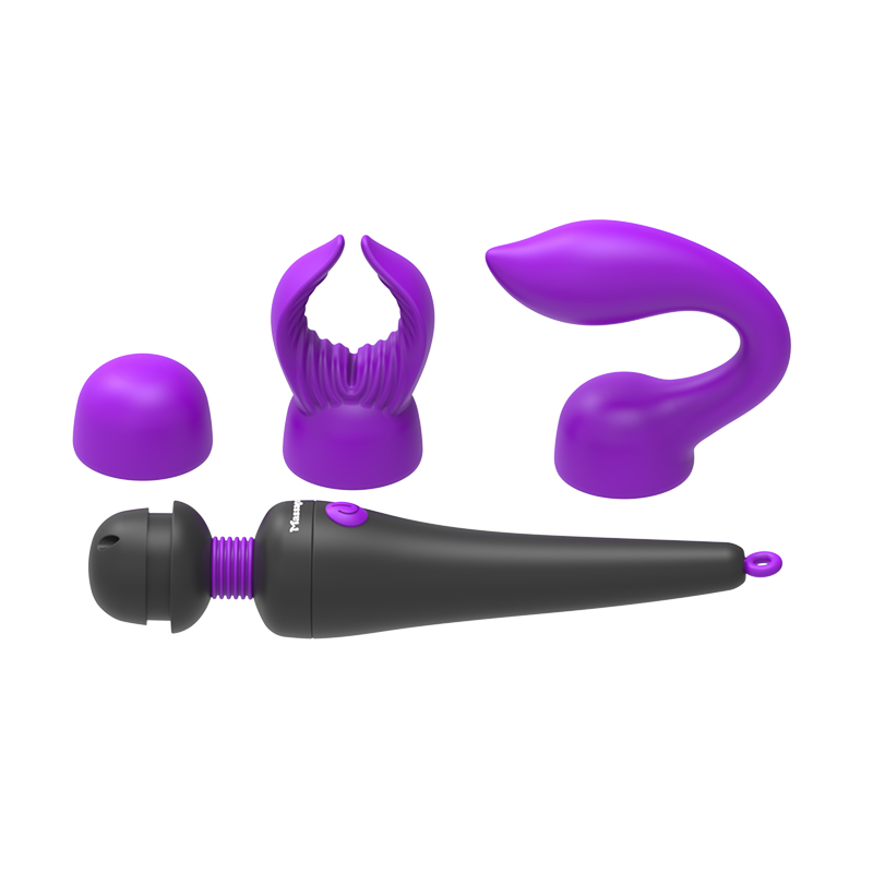 Wild Pleasure Wand Massager with Caps